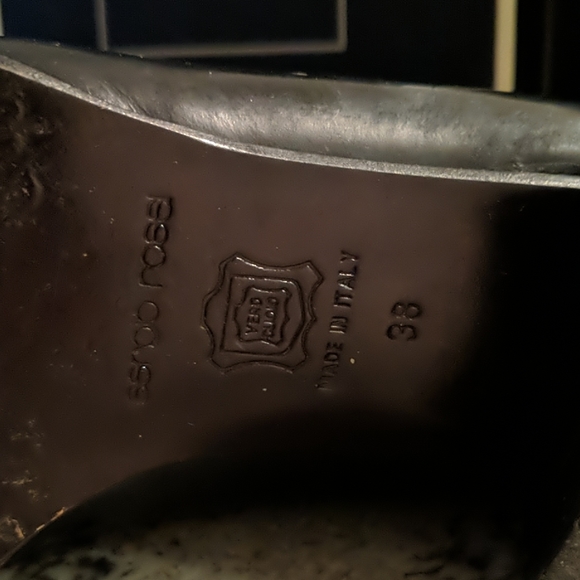 Sergio Rossi Cowhide and Leather Heels - Picture 4 of 5